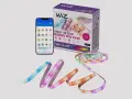 Iluminación con tiras led Wiz para decorar tu hogar con colores vibrantes. Controla la luz desde tu móvil.