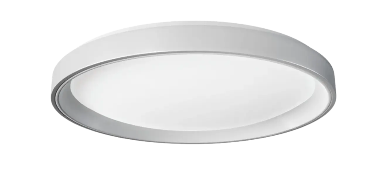 Lámpara moderna de techo, ideal para tu hogar inteligente con domótica Google Home.