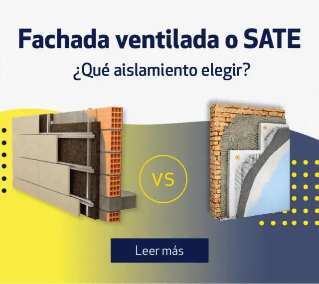 Comparativa de sistemas de aislamiento: fachada ventilada vs SATE. Descubre cuál es la mejor opción.